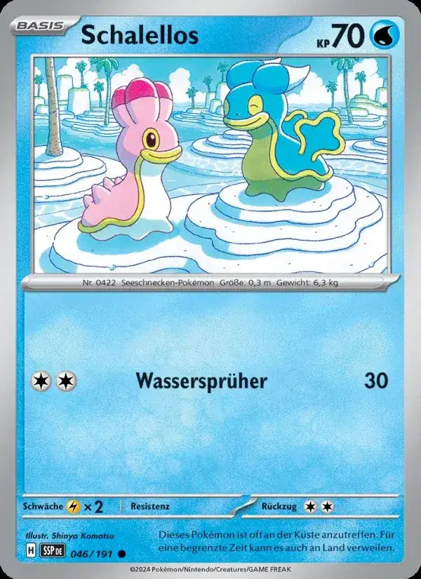 Schalellos 046/191 – Pokémon Stürmische Funken Karte