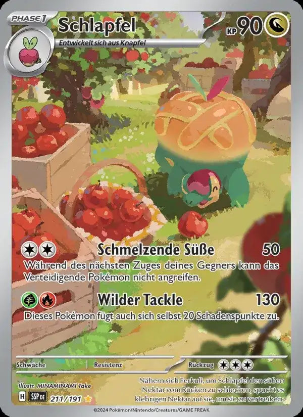 Schlapfel 211/191 – Pokémon Stürmische Funken Karte