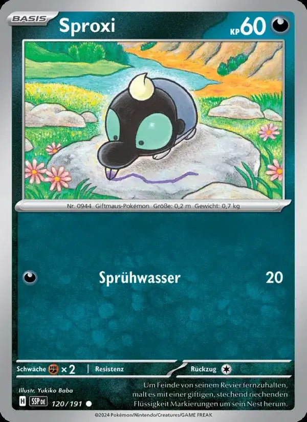 Sproxi 120/191 – Pokémon Stürmische Funken Karte