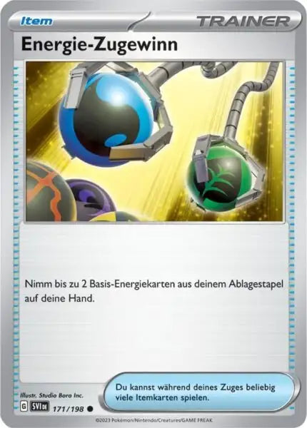 Energie Zugewinn 171/198 – Pokémon Karmesin & Purpur Karte