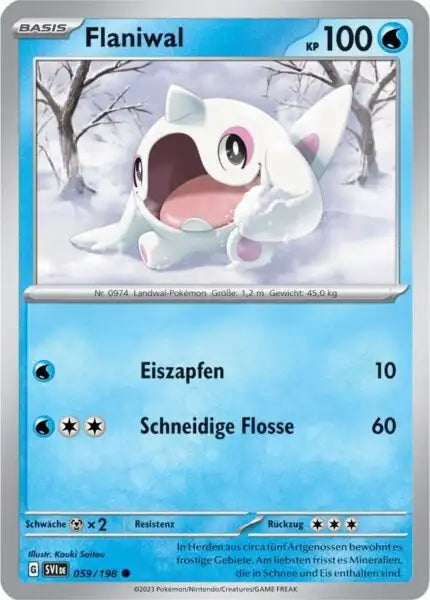 Flaniwal 059/198 – Pokémon Karmesin & Purpur Karte