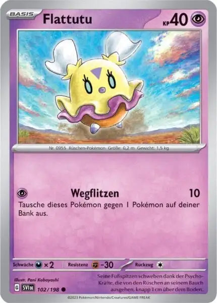 Flittle 102/198 – Pokémon Karmesin & Purpur Karte