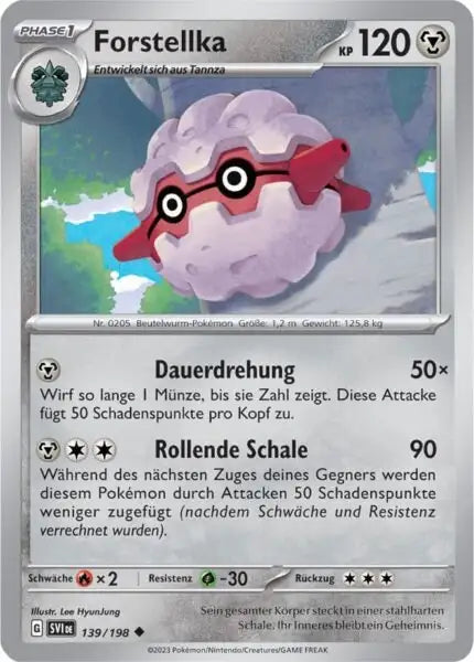 Forstellka 139/198 – Pokémon Karmesin & Purpur Karte