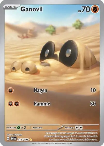 Ganovil 216/198 – Pokémon Karmesin & Purpur Karte