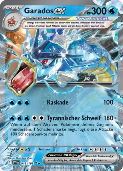 Garados ex 045/198 – Pokémon Karmesin & Purpur Karte
