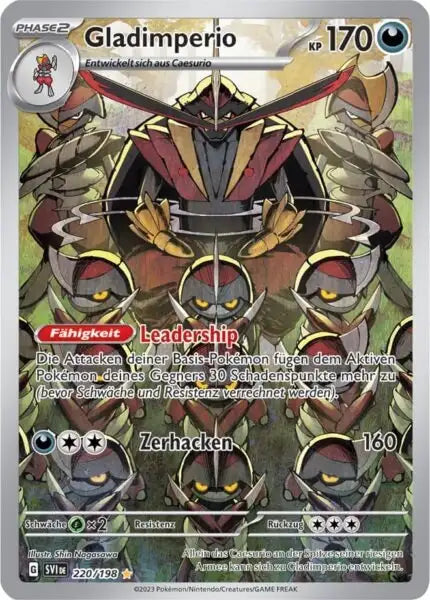 Gladimperio 220/198 – Pokémon Karmesin & Purpur Karte