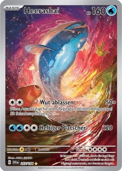 Heerashai 207/198 – Pokémon Karmesin & Purpur Karte
