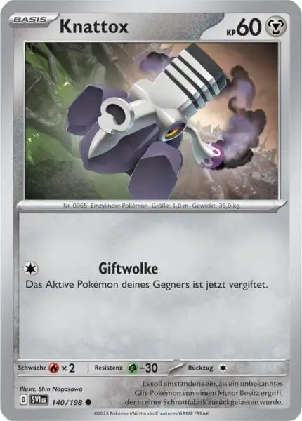 Knattox 140/198 – Pokémon Karmesin & Purpur Karte