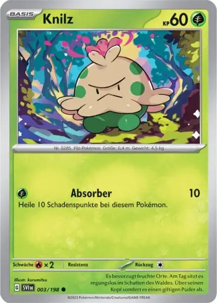 Knilz 003/198 – Pokémon Karmesin & Purpur Karte