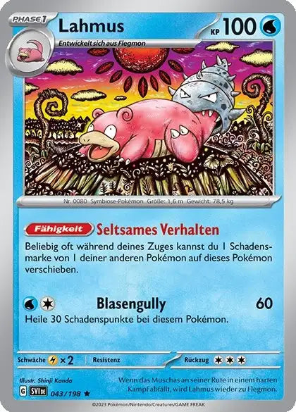Lahmus 043/198 – Pokémon Karmesin & Purpur Karte