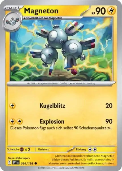 Magneton 064/198 – Pokémon Karmesin & Purpur Karte