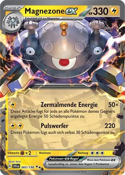 Magnezone ex 065/198 – Pokémon Karmesin & Purpur Karte