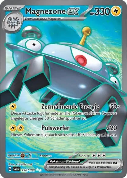 Magnezone ex 226/198 – Pokémon Karmesin & Purpur Karte