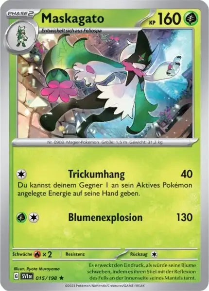 Maskagato 015/198 – Pokémon Karmesin & Purpur Karte