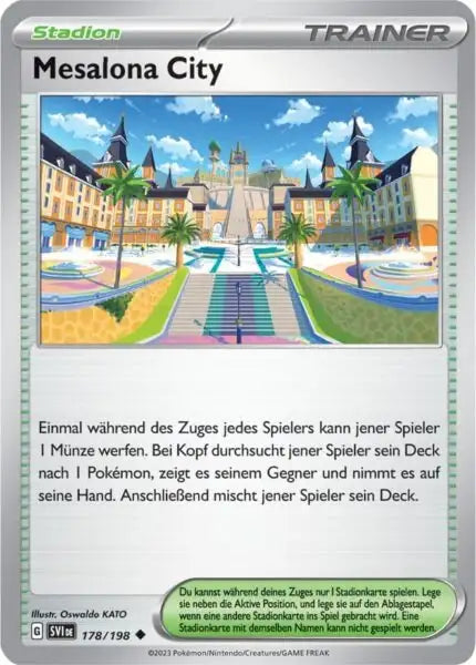 Mesalona City 178/198 – Pokémon Karmesin & Purpur Karte