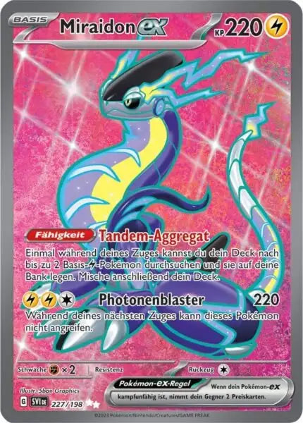 Miraidon ex 227/198 – Pokémon Karmesin & Purpur Karte