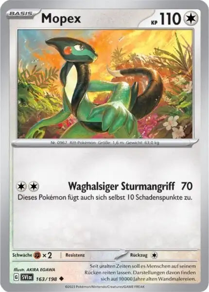 Mopex 163/198 – Pokémon Karmesin & Purpur Karte