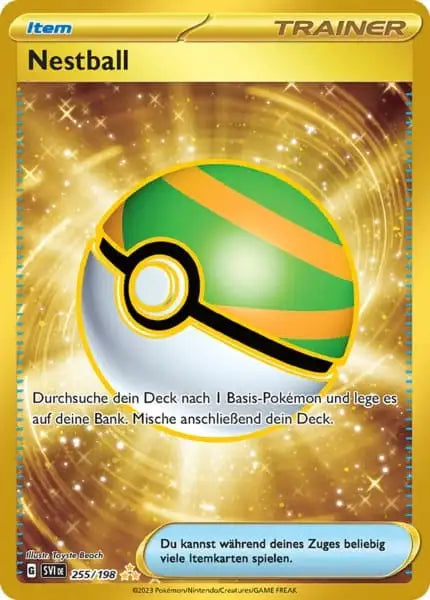 Nestball 255/198 – Pokémon Karmesin & Purpur Karte