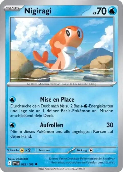 Nigiragi 062/198 – Pokémon Karmesin & Purpur Karte