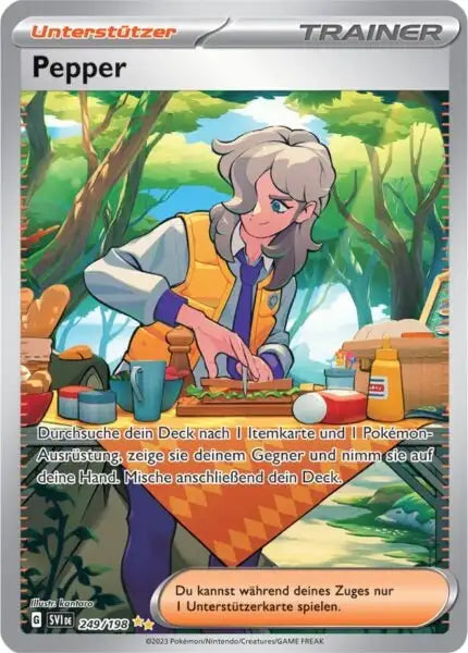 Pepper 249/198 – Pokémon Karmesin & Purpur Karte