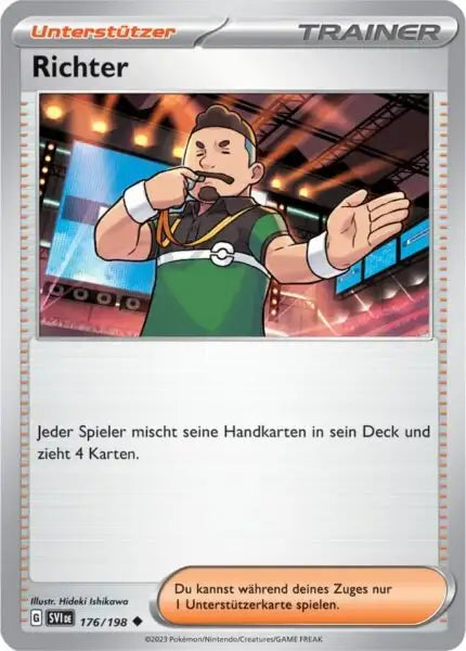 Richter 176/198 – Pokémon Karmesin & Purpur Karte