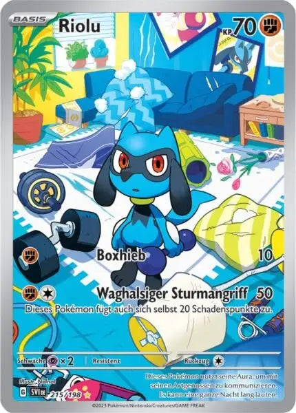 Riolu 215/198 – Pokémon Karmesin & Purpur Karte
