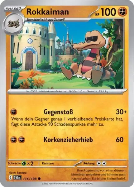 Rokkaiman 116/198 – Pokémon Karmesin & Purpur Karte