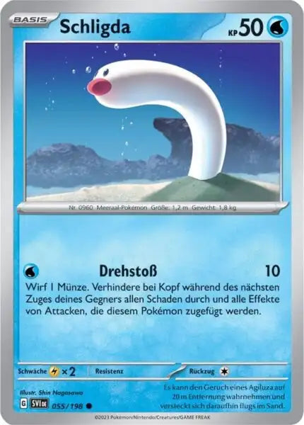 Schlidga 055/198 – Pokémon Karmesin & Purpur Karte