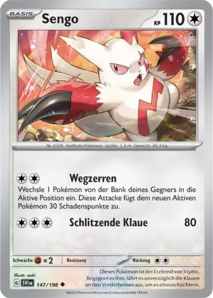 Sengo 147/198 – Pokémon Karmesin & Purpur Karte