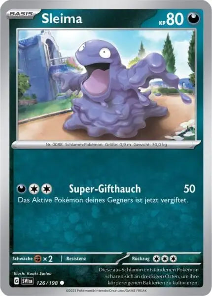 Sleima 126/198 – Pokémon Karmesin & Purpur Karte