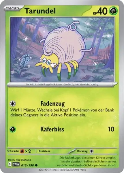 Tarundel 016/198 – Pokémon Karmesin & Purpur Karte