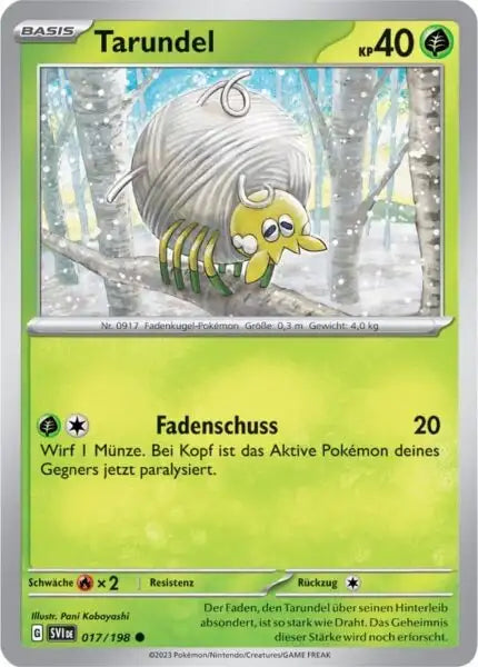 Tarundel 017/198 – Pokémon Karmesin & Purpur Karte