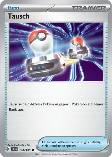 Tausch 194/198 – Pokémon Karmesin & Purpur Karte