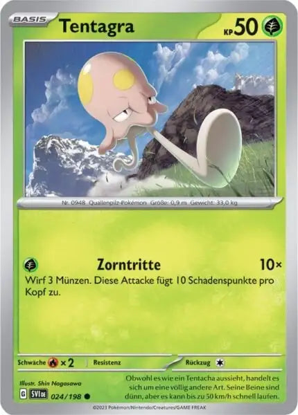 Tentagra 024/198 – Pokémon Karmesin & Purpur Karte