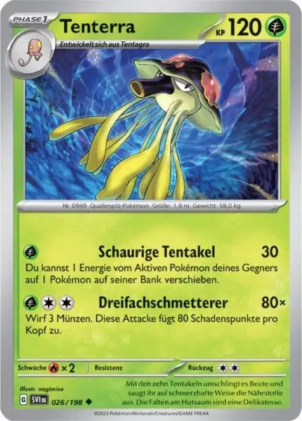 Tenterra 026/198 – Pokémon Karmesin & Purpur Karte