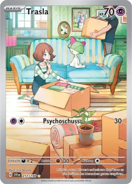 Trasla 211/198 – Pokémon Karmesin & Purpur Karte