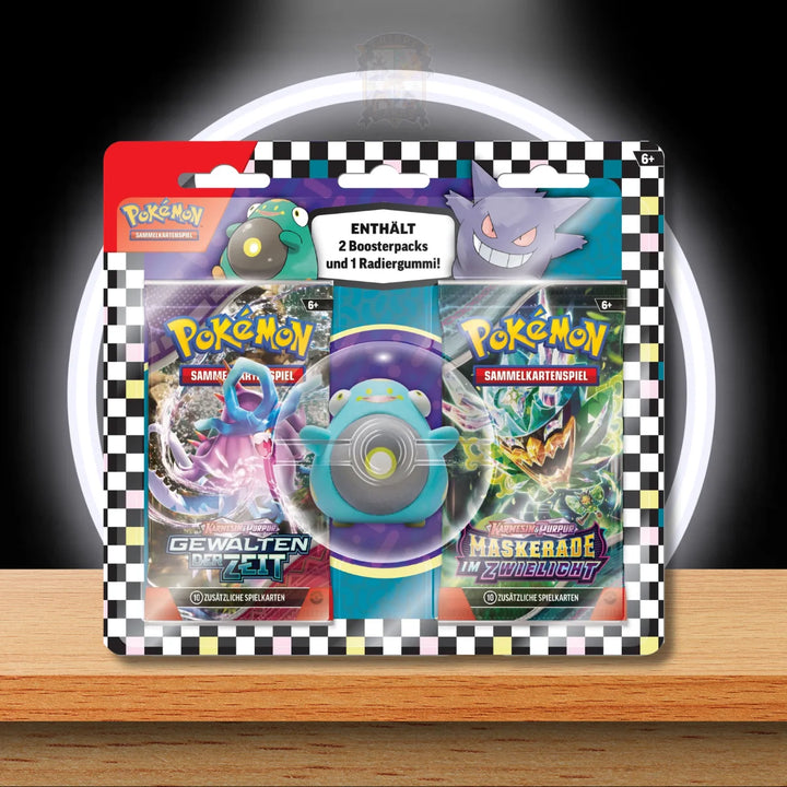 Pokémon Back to School 2024 Blister mit Radiergummi Deutsch