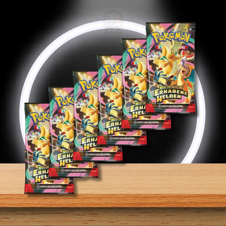 Pokémon Erhabene Helden Booster DE original versiegelt