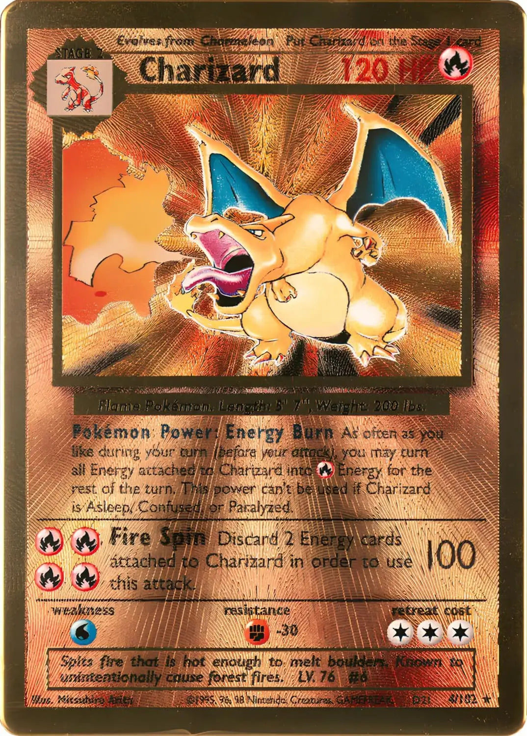 Charizard Glurak PROMO-004 – Pokémon Celebraitions Karte