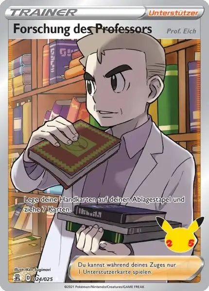 Forschung 024/025 – Pokémon Celebraitions Karte