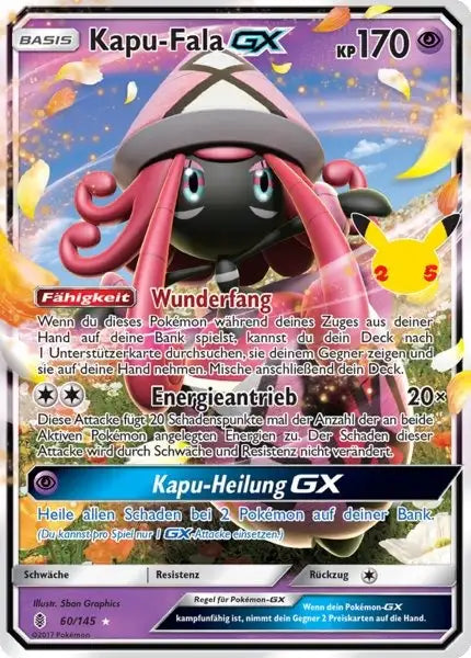 Kapu Fala GX REPRINT-060 – Pokémon Celebraitions Karte