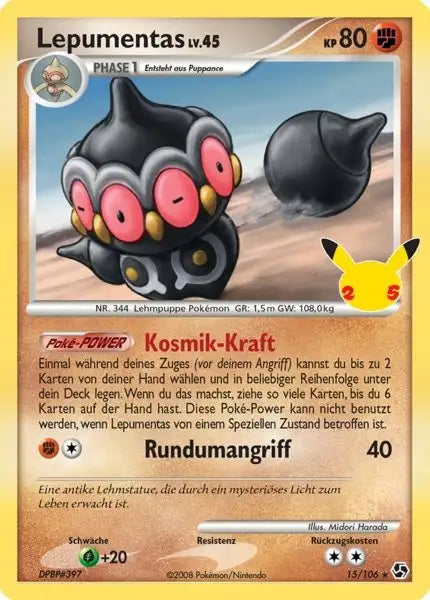 Lepumentas REPRINT-015 – Pokémon Celebraitions Karte