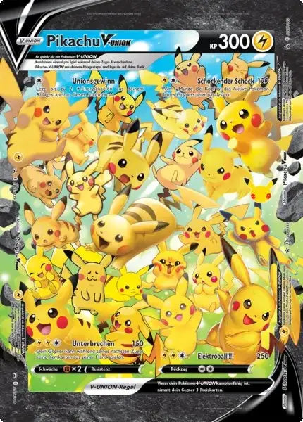 Pikachu V UNION SWSH139 – Pokémon Celebraitions Karte