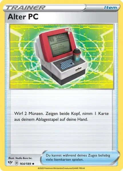 alter 164/189 – Pokémon Flammende Finsternis Karte