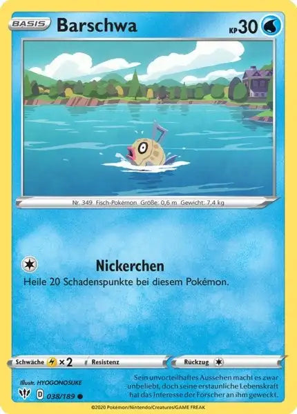 barschwa 038/189 – Pokémon Flammende Finsternis Karte