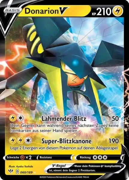 donarion v 060/189 – Pokémon Flammende Finsternis Karte