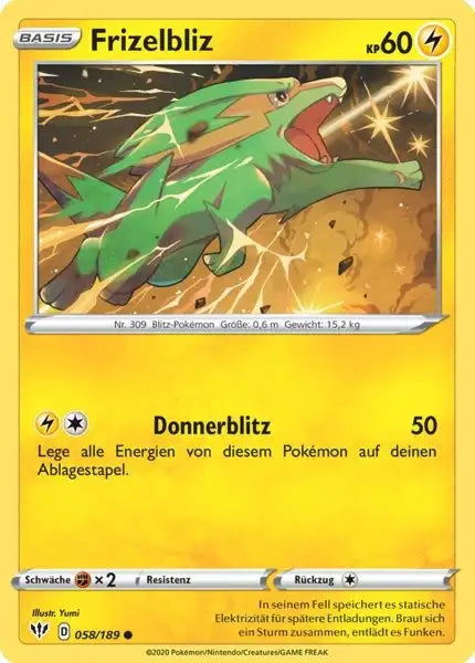 frizelbliz 058/189 – Pokémon Flammende Finsternis Karte