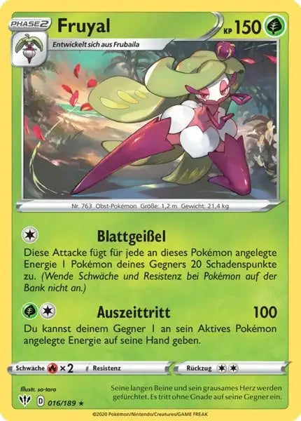fruyal 016/189 – Pokémon Flammende Finsternis Karte