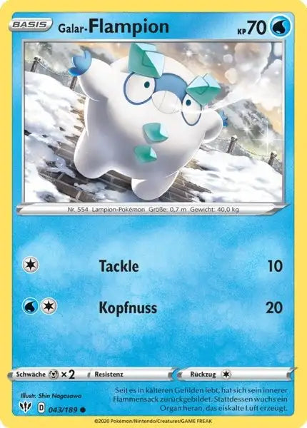 galar flampion 043/189 – Pokémon Flammende Finsternis Karte