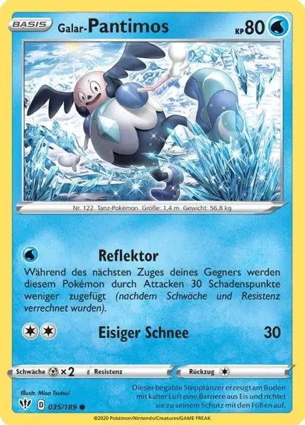 galar pantimos 035/189 – Pokémon Flammende Finsternis Karte
